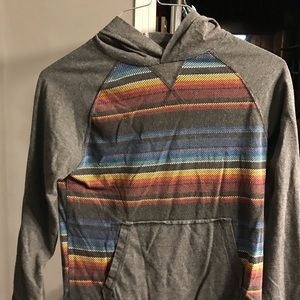 Boys long sleeve hooded shirt